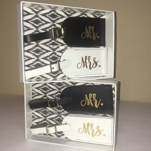 The Paisley Box Mr. & Mrs. Luggage Tags